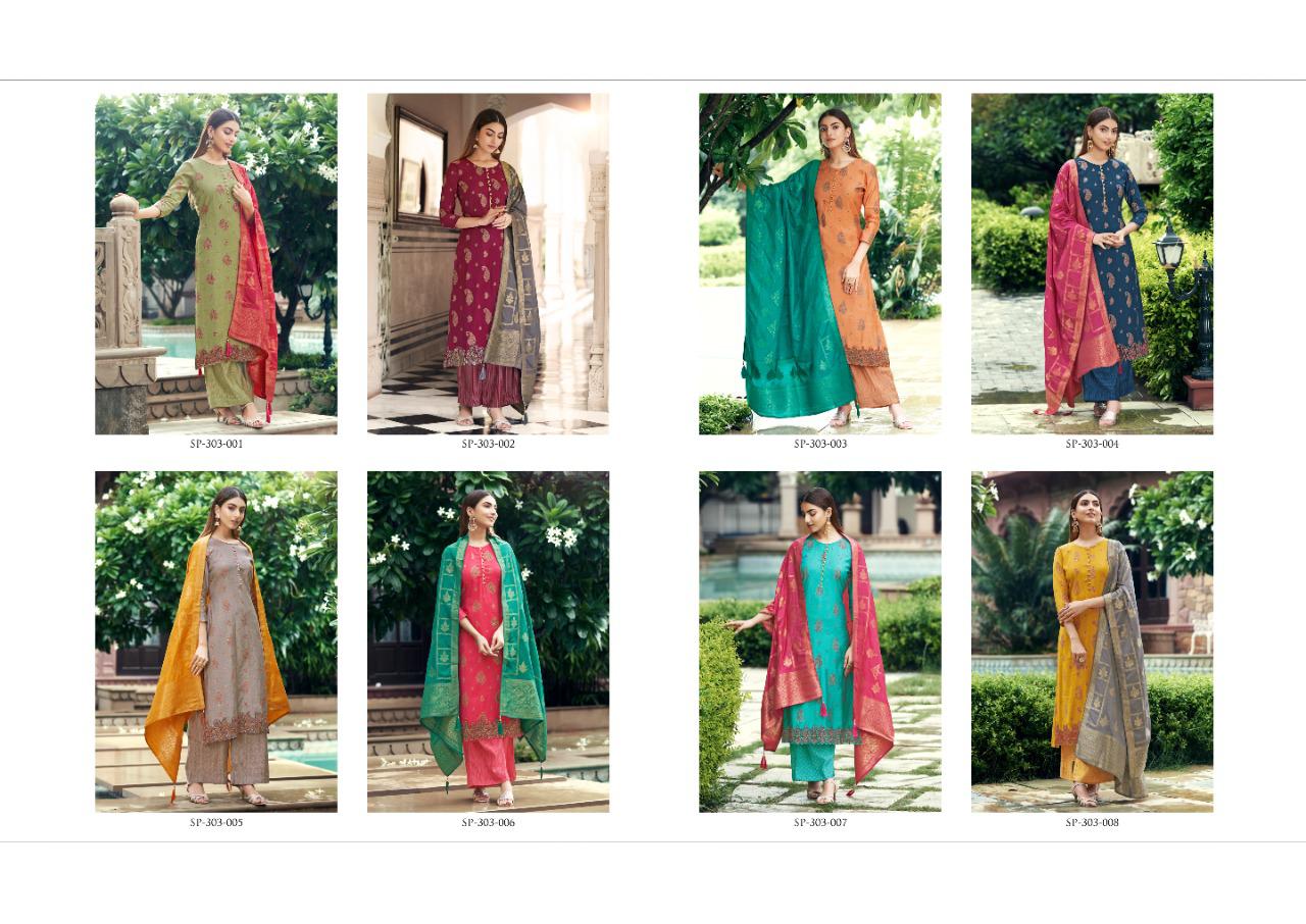 Naqsh Fancy Festive Wear Heavy Muslin SIlk Designer Salwar Suit Collection